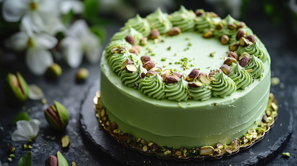 Pistachio Cream Cake